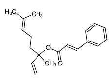 2-丙烯酸-1-乙烯基-1,5-二甲基-4-己烯醇3-苯基酯