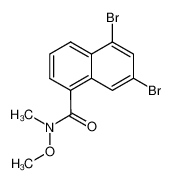 137794-95-7 spectrum, 5,7-dibromo-N-methoxy-N-methyl-1-naphthamide