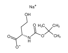 66543-86-0 structure, C9H16NNaO5