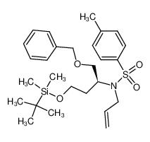 919116-85-1 (2S)-N-allyl-N-[1-benzyloxymethyl-3-(t-butyldimethylsilanyloxy)propyl]-4-methylbenzenesulfonamide