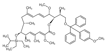 174657-21-7 (3Z,5E,7R,8S,9S,11E,13E,15S,16R)-8-((diethyl(isopropyl)silyl)oxy)-3,15-dimethoxy-16-((S)-1-((4-methoxyphenyl)diphenylmethoxy)propan-2-yl)-5,7,9,11-tetramethyloxacyclohexadeca-3,5,11,13-tetraen-2-one