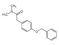 2-(4-苄氧基-苯基)-N,N-二甲基-乙酰胺