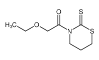 105076-27-5 N-(ethoxyacetyl)tetrahydro-1,3-thiazine-2-thione