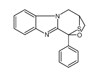 4,5-dihydro-1-phenyl-1,4-epithio-1H,3H-<1,4> oxazepino <4,3-a> benzimidazole 76099-31-5