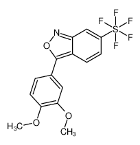 1379812-02-8 3-(3,4-Dimethoxyphenyl)-6-(pentafluoro-λ<sup>6</sup>-sulfanyl)-2,1-benzoxazole