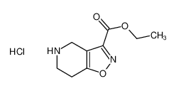 ethyl 4,5,6,7-tetrahydro-[1,2]oxazolo[4,5-c]pyridine-3-carboxylate,hydrochloride 912265-91-9