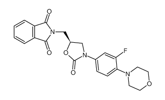 (S)-[N-3-(3'-氟-4'-吗啉基)苯基-2-氧代-5-噁唑烷