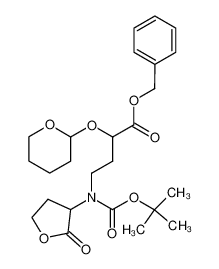 77856-42-9 spectrum, benzyl 4-((tert-butoxycarbonyl)(2-oxotetrahydrofuran-3-yl)amino)-2-((tetrahydro-2H-pyran-2-yl)oxy)butanoate