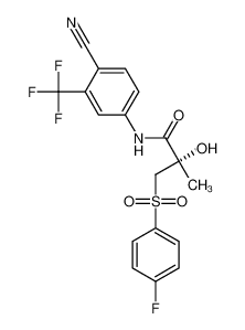 N-[4-氰基-3-(三氟甲基)苯基]-3-[(4-氟苯基)磺酰基]-2-羟基-2-甲基丙酰胺