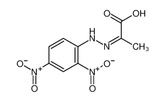 (2Z)-2-[(2,4-dinitrophenyl)hydrazinylidene]propanoic acid 790-12-5