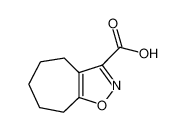 5,6,7,8-tetrahydro-4H-cyclohepta[d][1,2]oxazole-3-carboxylic acid 33230-32-9