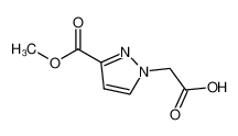 1-carboxymethyl-1H-pyrazole-3-carboxylic acid methyl ester 1170089-42-5