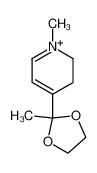 78174-14-8 structure, C10H16NO2+