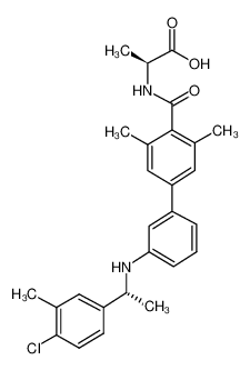 1233332-14-3 structure, C27H29ClN2O3