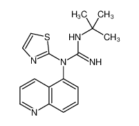 72041-92-0 2-tert-butyl-1-quinolin-5-yl-1-(1,3-thiazol-2-yl)guanidine