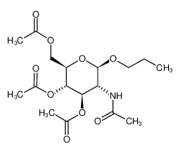 [(2R,3S,4R,5R,6R)-5-acetamido-3,4-diacetyloxy-6-propoxyoxan-2-yl]methyl acetate 98346-06-6