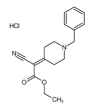 20466-08-4 ethyl 2-(1-benzylpiperidin-4-ylidene)-2-cyanoacetate,hydrochloride