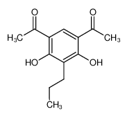 1-(5-acetyl-2,4-dihydroxy-3-propylphenyl)ethanone 58805-52-0