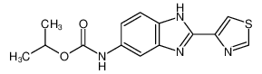 propan-2-yl N-[2-(1,3-thiazol-4-yl)-3H-benzimidazol-5-yl]carbamate 26097-80-3