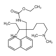 ethyl N-[2-butan-2-yl-6-(dimethylamino)-2-naphthalen-1-ylhexyl]carbamate 29474-07-5