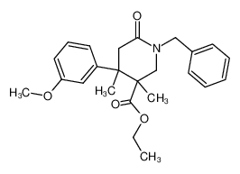 96626-81-2 spectrum, 1-Benzyl-3-carbethoxy-3,4-dimethyl-4-(3-methoxyphenyl)-6-piperidon