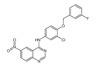 851653-35-5 spectrum, [3-chloro-4-(3-fluoro-benzyloxy)-phenyl]-(6-nitro-quinazolin-4-yl)-amine