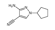 3-Amino-1-cyclopentyl-1H-pyrazole-4-carbonitrile 122799-98-8