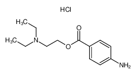 51-05-8 structure, C13H21ClN2O2