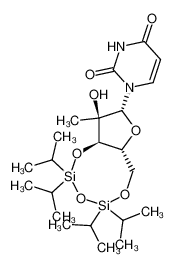 159534-54-0 spectrum, 2'-C-methyl-3',5'-O-(1,1,3,3-tetraisopropyldisiloxane-1,3-diyl)uridine