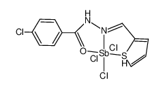 119578-41-5 structure, C12H11Cl4N2OSSb