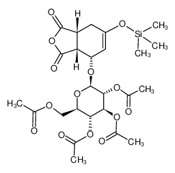 104629-46-1 structure, C25H34O14Si