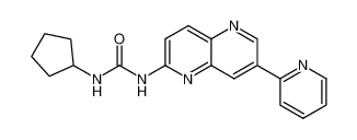 1422124-74-0 1-cyclopentyl-3-(7-(pyridin-2-yl)-1,5-naphthyridin-2-yl)urea