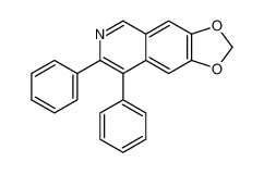 7,8-二苯基-[1,3]二氧杂环戊并[4,5-g]异喹啉