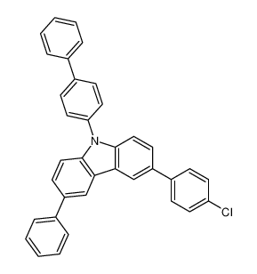 9-[1,1'-联苯]-4-基-3-(4-氯苯基)-6-苯基-9H-咔唑