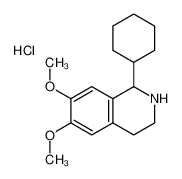 1-cyclohexyl-6,7-dimethoxy-1,2,3,4-tetrahydroisoquinoline,hydrochloride 69743-49-3