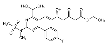901765-36-4 spectrum, ethyl (5S)-7-[4-(4-fluorophenyl)-2-[methyl(methylsulfonyl)amino]-6-propan-2-ylpyrimidin-5-yl]-5-hydroxy-3-oxohept-6-enoate