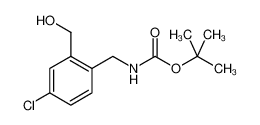 tert-butyl N-[[4-chloro-2-(hydroxymethyl)phenyl]methyl]carbamate 439117-40-5