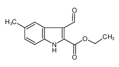 ethyl 3-formyl-5-methyl-1H-indole-2-carboxylate 79652-35-0