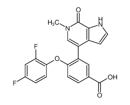 1445994-48-8 structure, C21H14F2N2O4