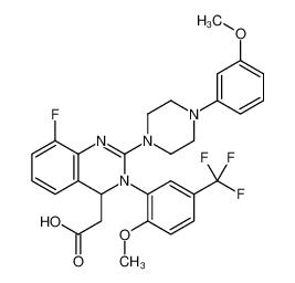 791116-51-3 structure, C29H28F4N4O4