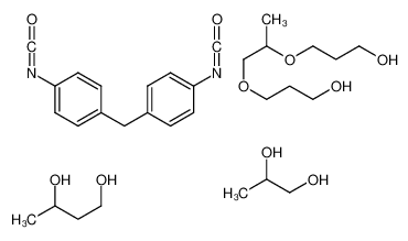 butane-1,3-diol,3-[2-(3-hydroxypropoxy)propoxy]propan-1-ol,1-isocyanato-4-[(4-isocyanatophenyl)methyl]benzene,propane-1,2-diol 70644-57-4