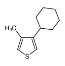 3-CYCLOHEXYL-4-METHYLTHIOPHENE 163045-78-1