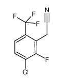 2-[3-chloro-2-fluoro-6-(trifluoromethyl)phenyl]acetonitrile 261763-16-0