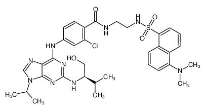 1209002-43-6 structure, C34H42ClN9O4S