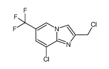 8-chloro-2-(chloromethyl)-6-(trifluoromethyl)imidazo[1,2-a]pyridine 182181-31-3