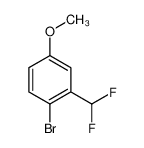 1-Bromo-2-(difluoromethyl)-4-methoxybenzene 1214329-81-3