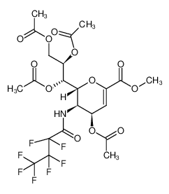 1426563-32-7 structure, C22H24F7NO12