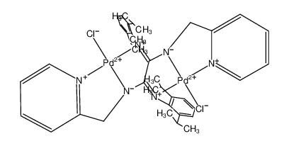 337525-26-5 structure, C38H46Cl2N6Pd2++++