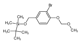 711012-11-2 structure, C15H25BrO3Si