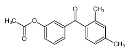 [3-(2,4-dimethylbenzoyl)phenyl] acetate 890099-08-8